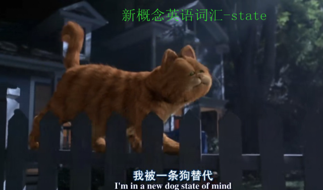 新概念英語詞匯—state